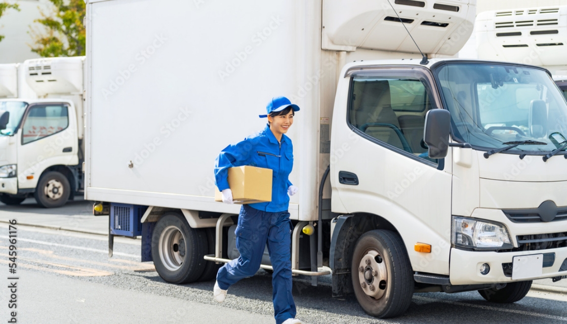 印刷会社の配送業務の画像